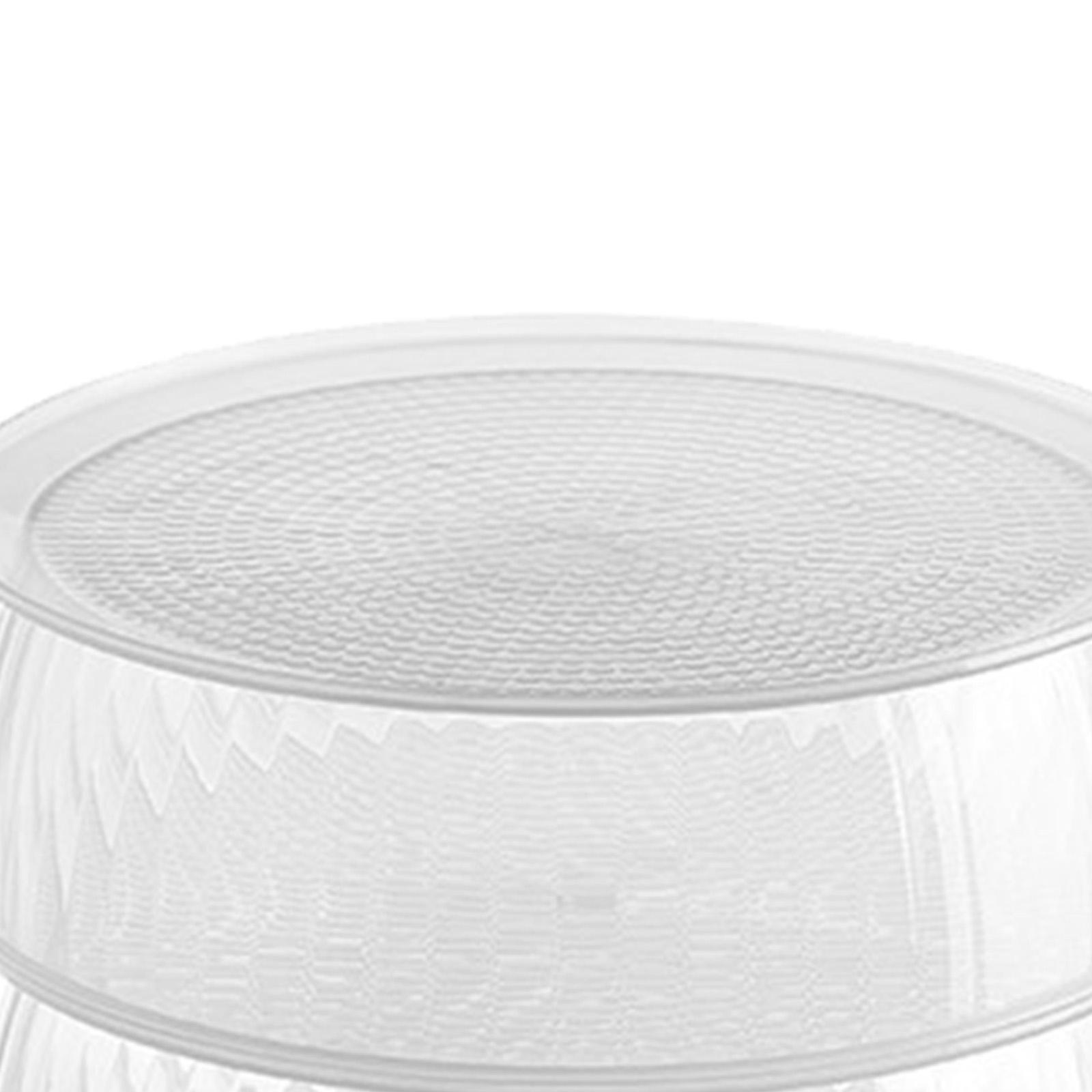 Clear Portable Storage Container Box Dust Proof Stackable for Kitchen Home