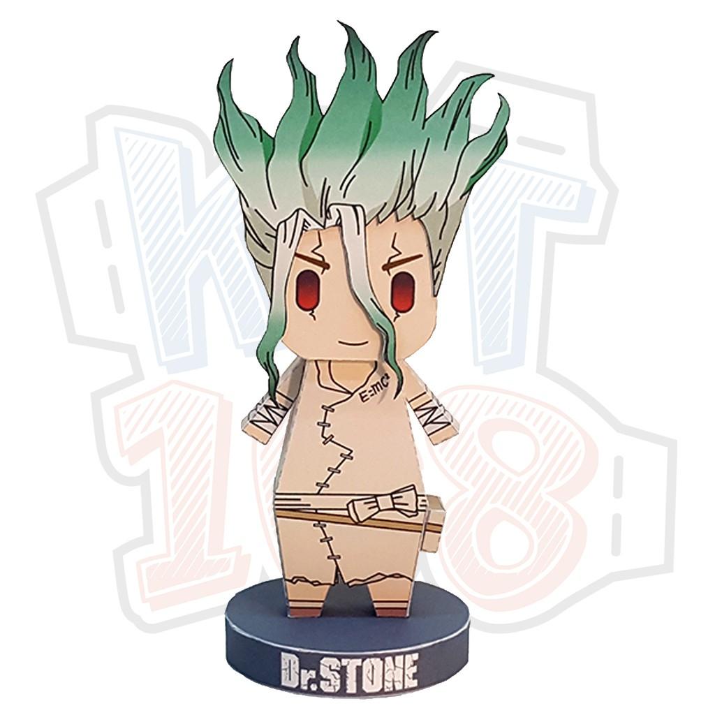Mô hình giấy Anime Game Chibi Senku Ishigami - Dr Stone