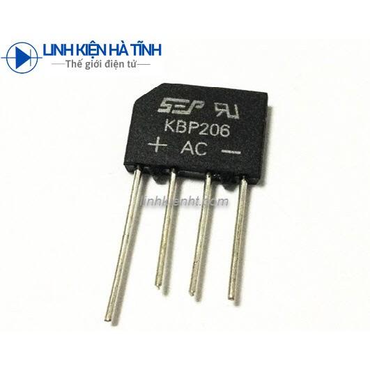 CẦU ĐI ỐT CẦU DIODE CẦU CHỈNH LƯU 2A KBP206 2A 600V