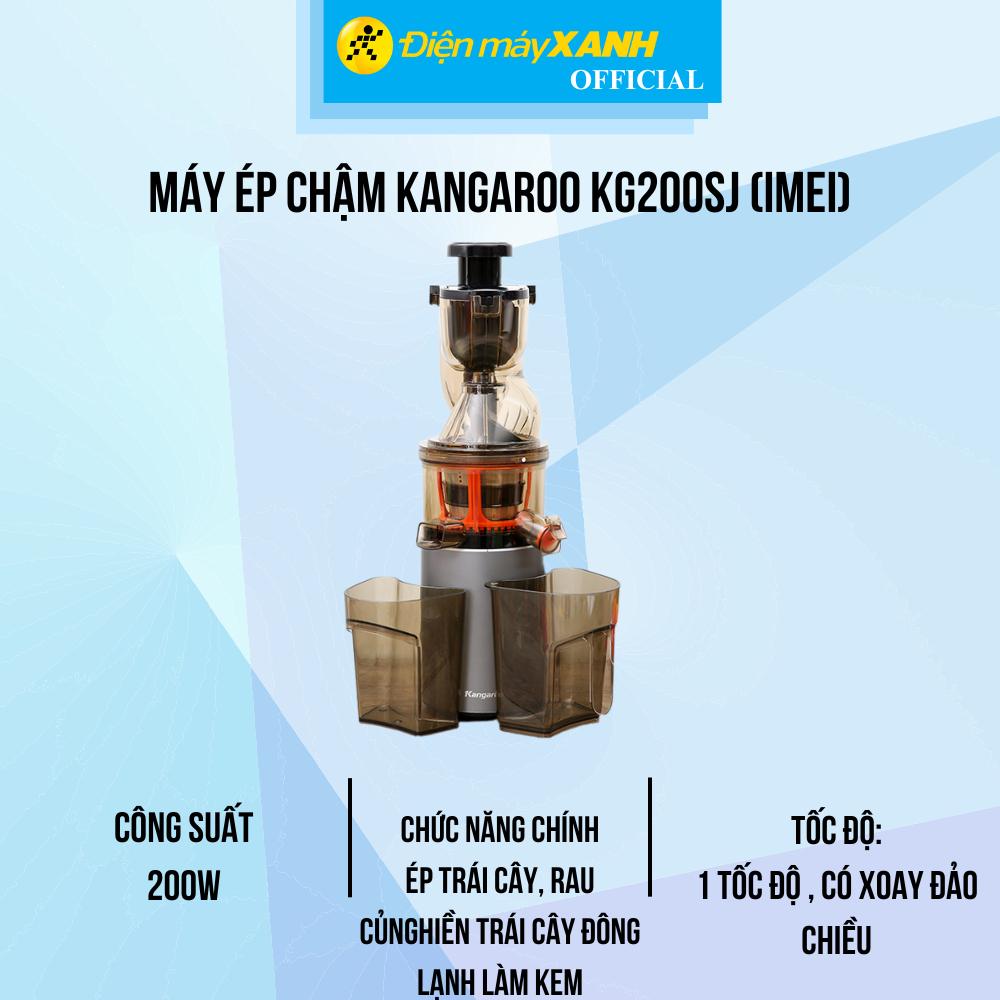 Máy ép chậm Kangaroo KG200SJ - Hàng Chính Hãng