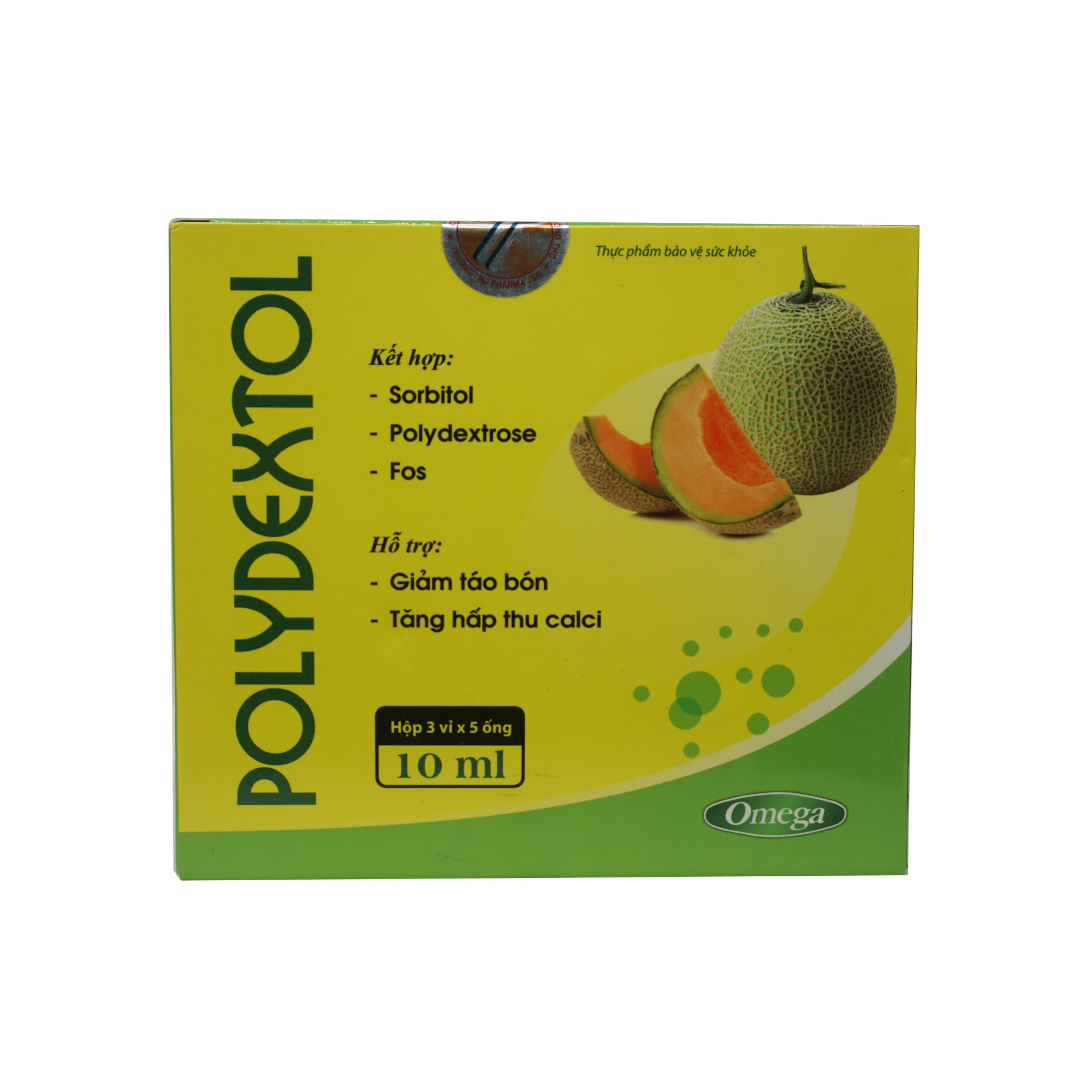Thực phẩm bảo vệ sức khỏe Polydextol giúp giảm táo bón - Trường Thọ hộp 15 ống