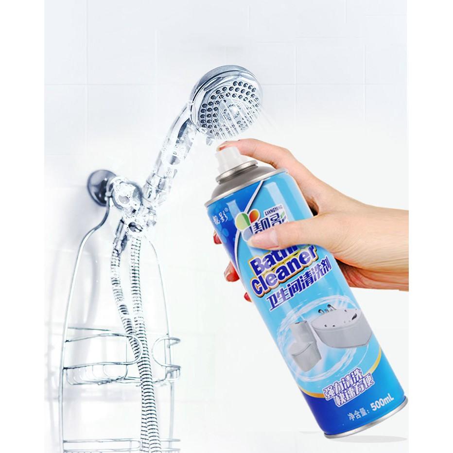 Bình xịt tẩy rửa vệ sinh nhà tắm bọt tuyết Bathroom Cleaner 500ML - Làm sạch nhanh, diệt khuẩn hiệu quả