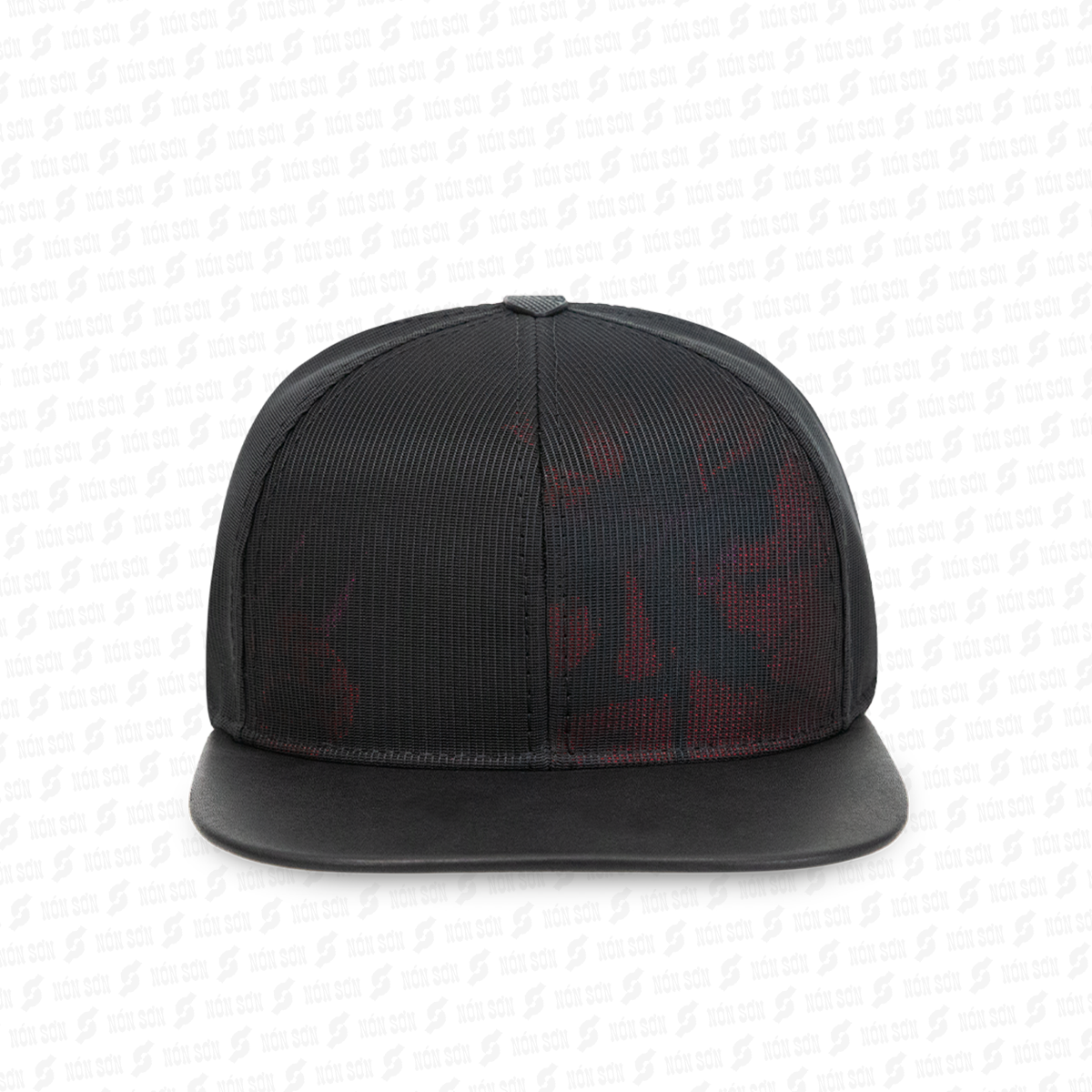 Mũ snapback hiphop NÓN SƠN hoa văn ngẫu nhiên MC210AK-ĐN2HV