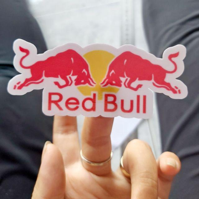 Tem Sticker Red Bull Dán Xe, Nón