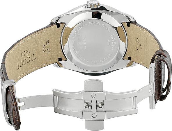 Đồng Hồ Nam Dây Da Tissot T035.410.16.031.00 (39mm) - Nâu