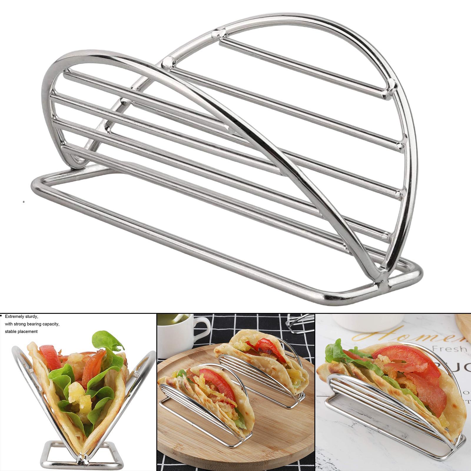 Stainless Steel Taco Rack, Taco Shells Holder Stand for Kitchen Home Restaurant