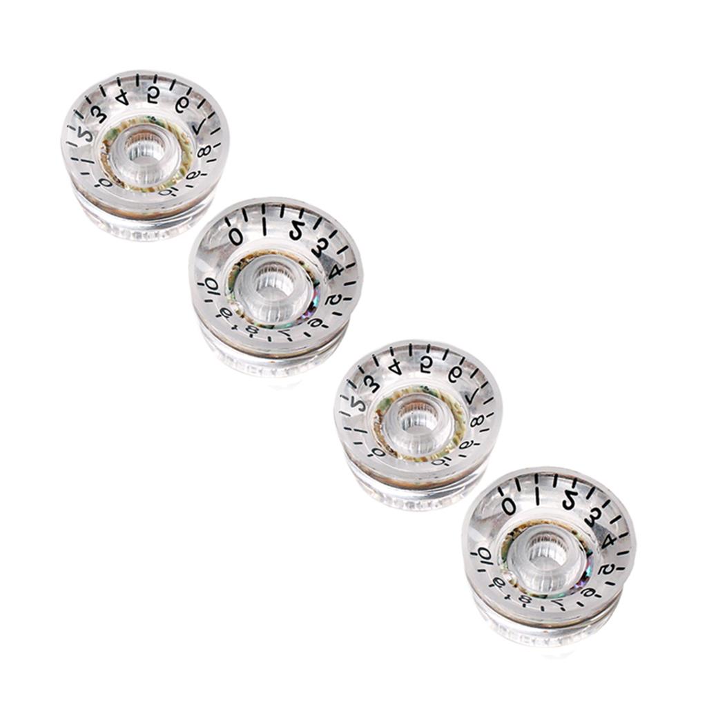 Sunnimix Đàn Guitar Điện Phần 4 Trong Suốt Điều Khiển Tốc Độ Konbs Cho Gibson Cây Epiphone Màu Tập