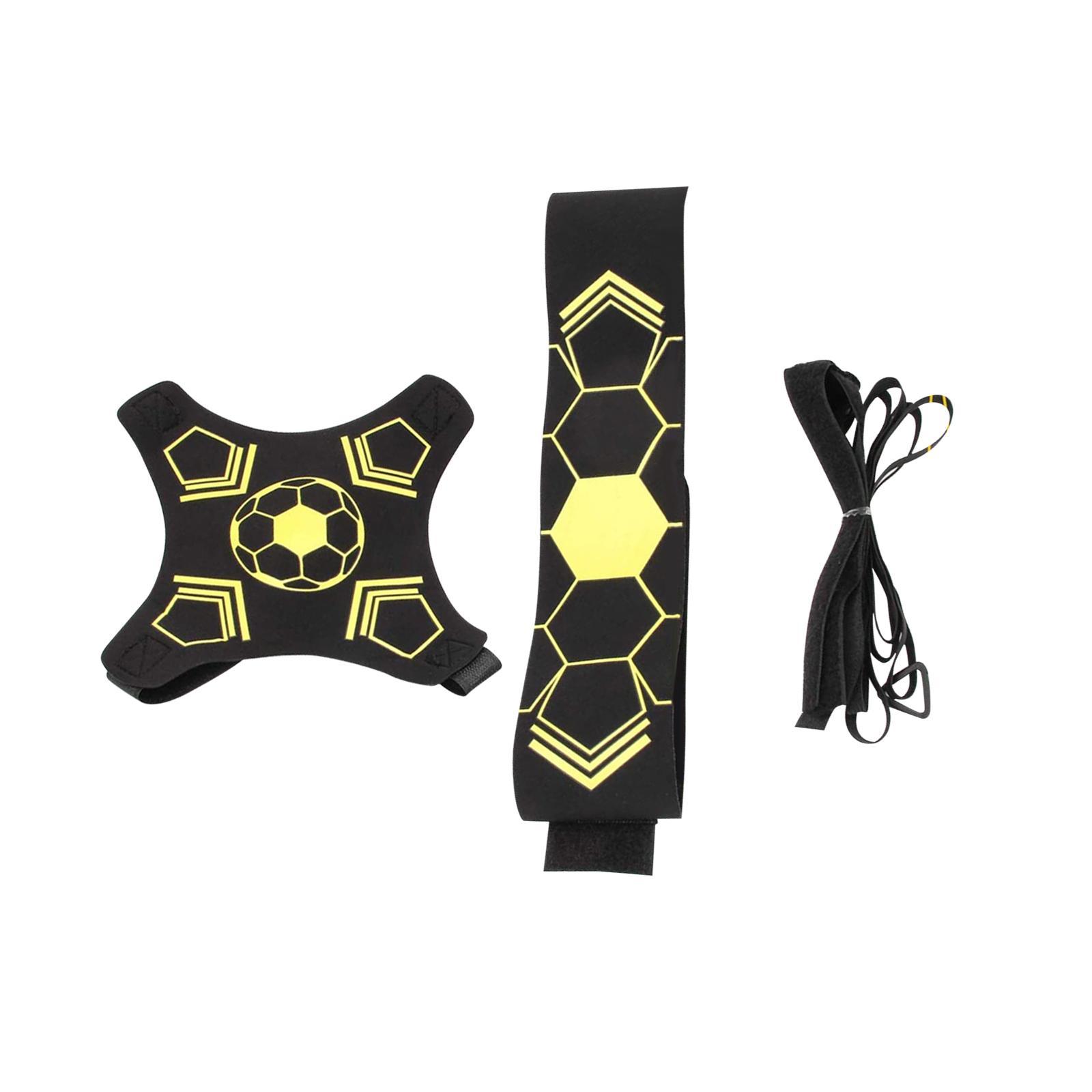 Kick Throw Solo Practice Fits Ball 3, 4,and 5 Game Ball Hands Soccer Trainer