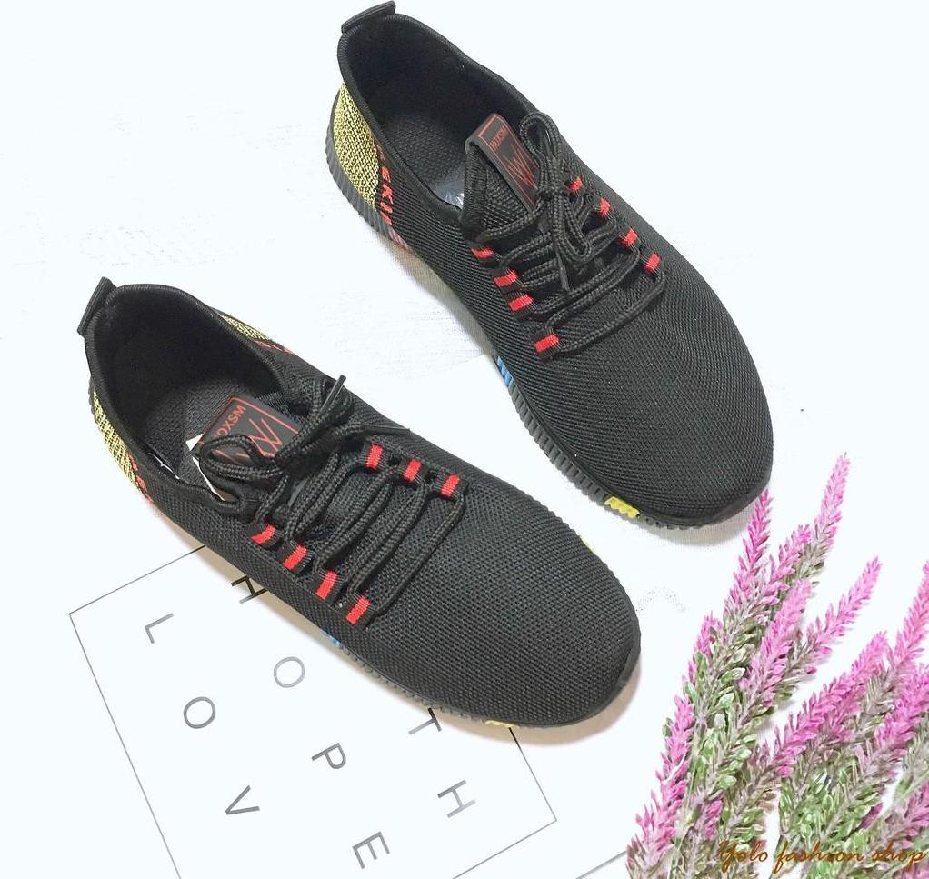 TT7-Giày thể thao nữ đế êm phối màu xinh xắn-Kèm hình thật