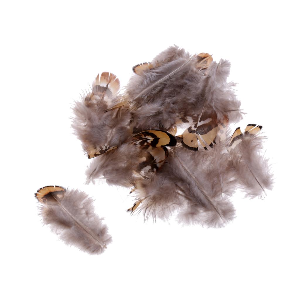10Pcs Artificial Feathers Quills for Fly Tying/Tying Flies