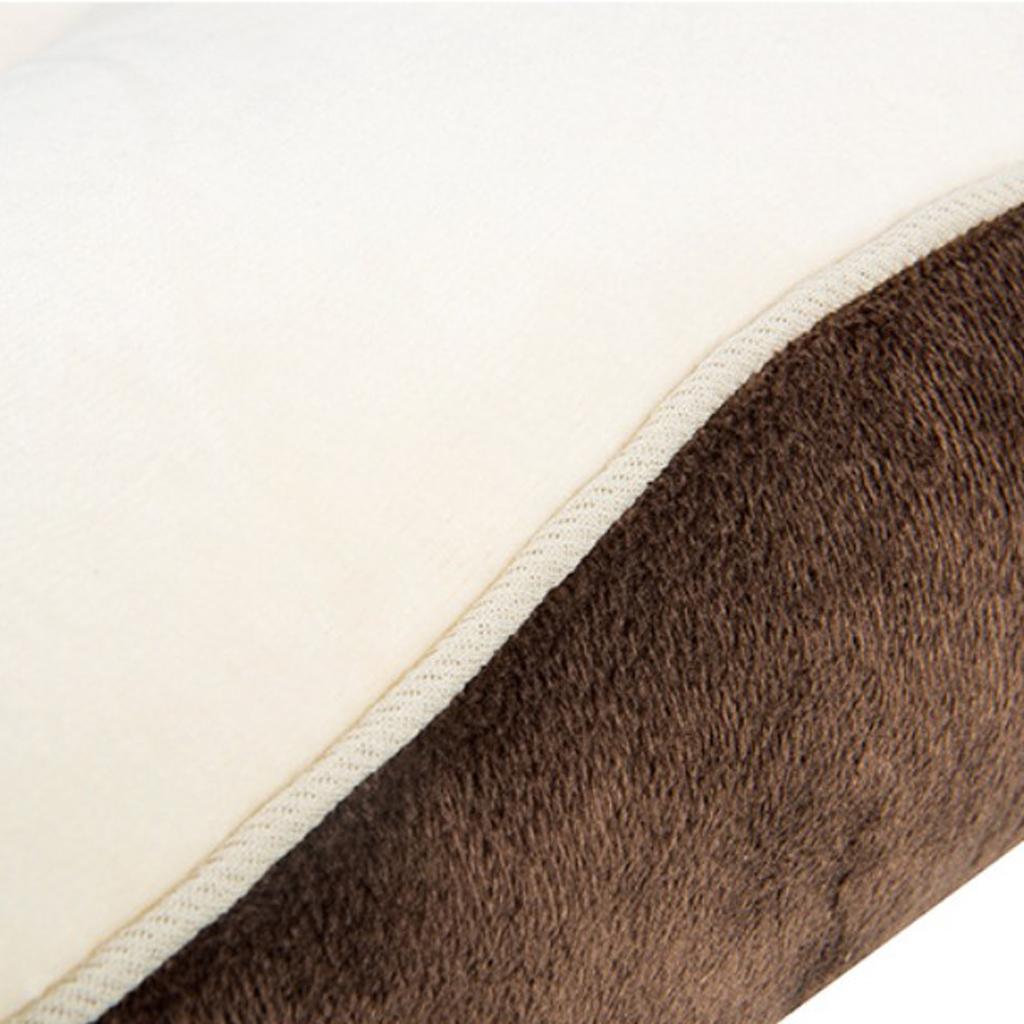 Memory Foam Seat Cushion Office Chair Pillow Relief Back 41x31x9cm Beige