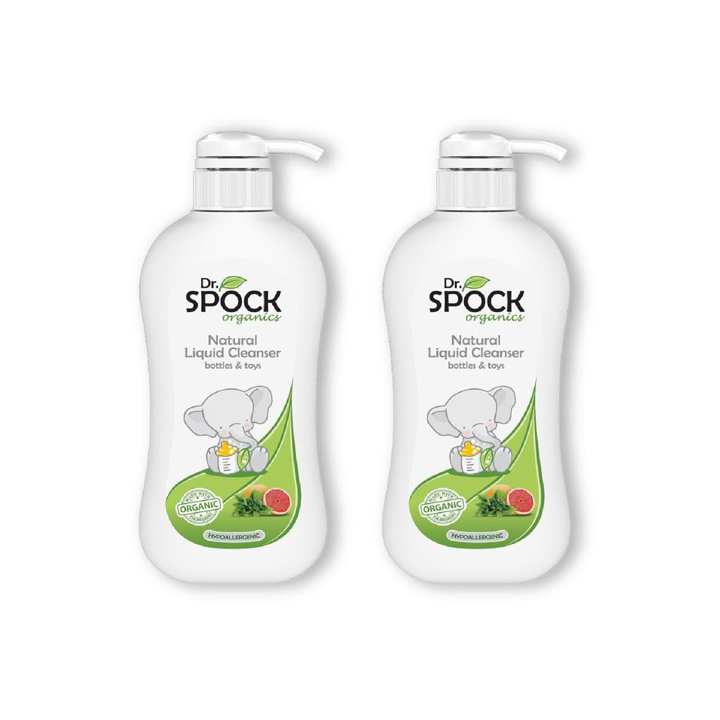 Nước rửa bình sữa thiên nhiên Dr. Spock Organics 450ml