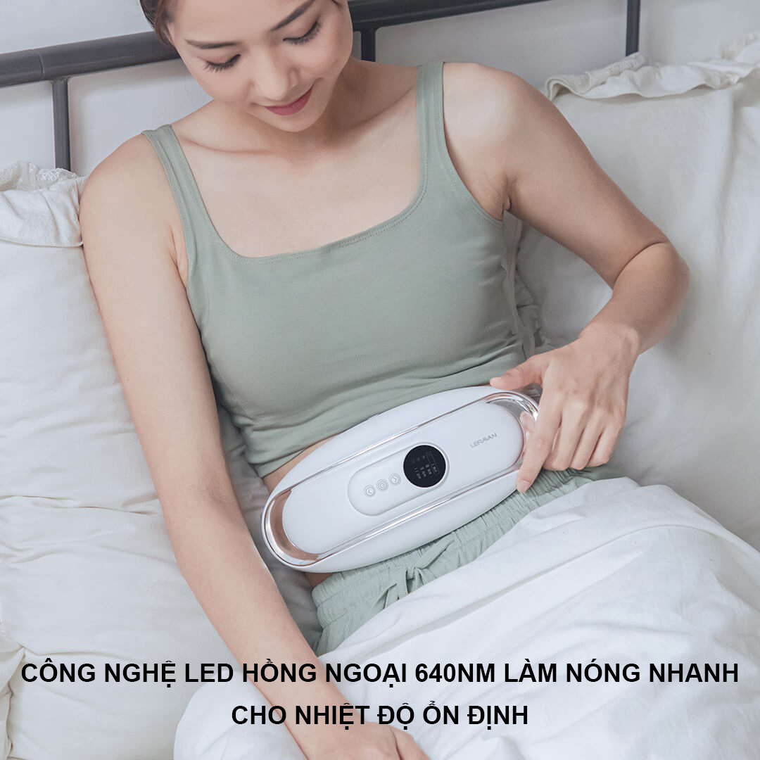 Đai massage, máy mát xa vùng eo bụng EMS WAIST