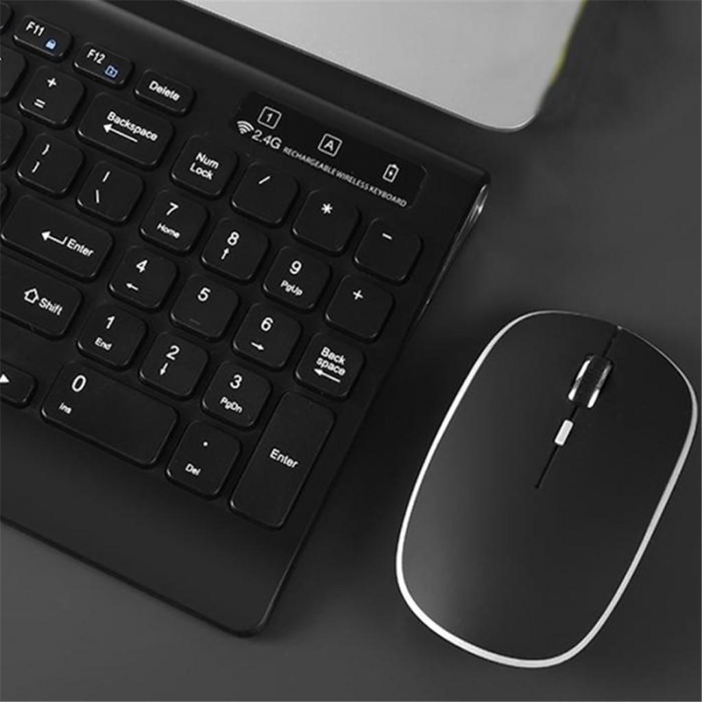 Wireless KeyBoard + Cordless Mouse Desktop Combo Set For PC Laptop