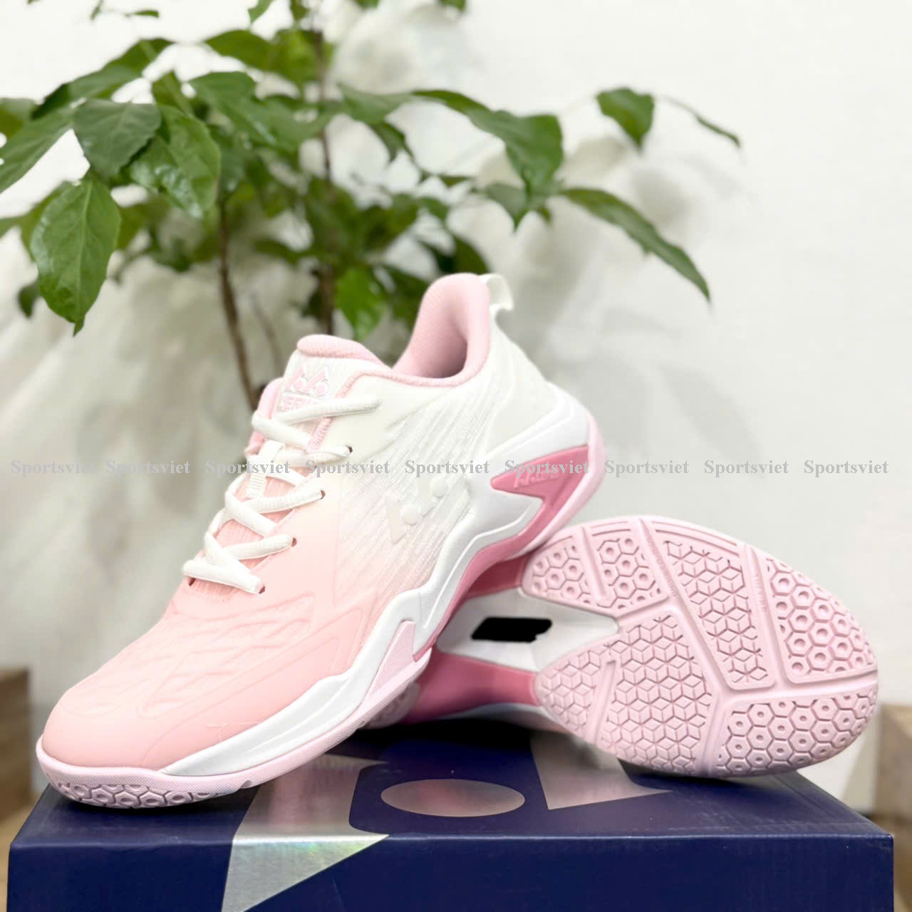 Giày Pickleball, cầu lông Lefus L038 mầu mới - Đế đệm hơi giảm chấn