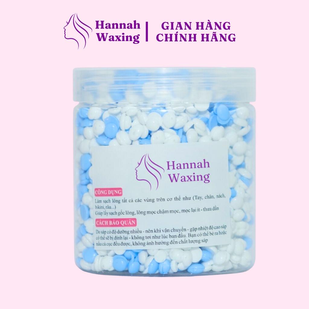 Sáp Wax Lông Mix Sữa Dừa + Dừa Xanh Premium Siêu Bám Lông Tặng Que Gỗ HANNAH WAXING