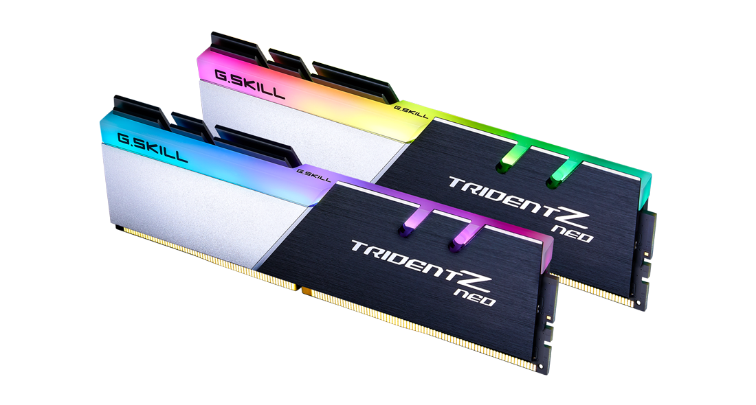 Bộ 2 thanh RAM G.Skill TRIDENT Z Neo - 16GB (8GBx2) DDR4 3600GHz (F4-3600C16D-16GTZNC)-- Hàng Chính Hãng