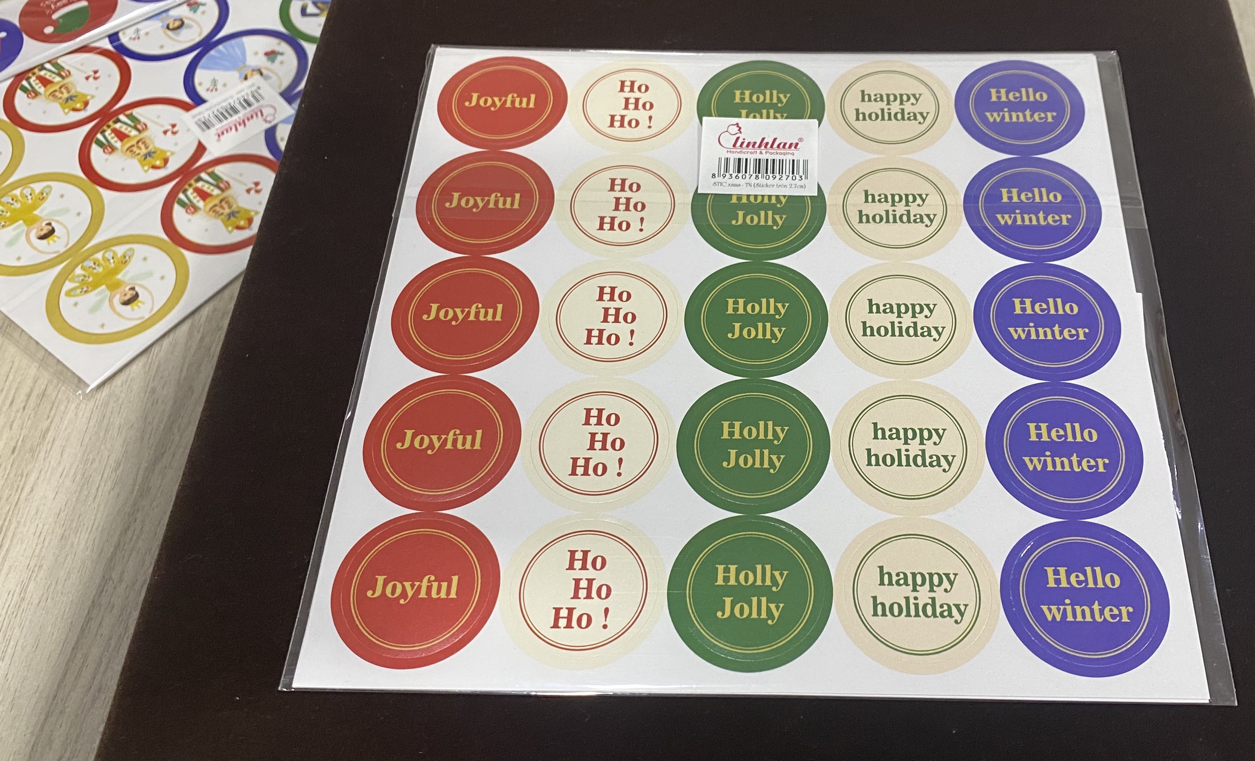 Stickers dán trang trí Noel cao cấp