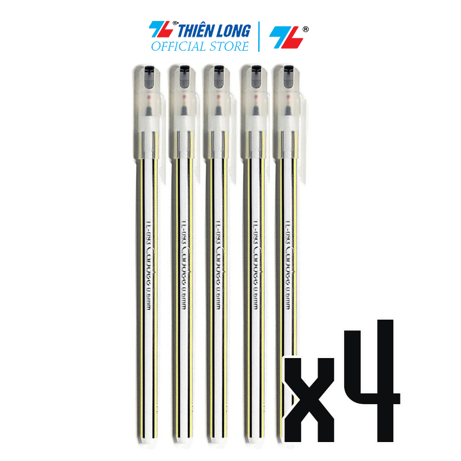 Combo 5 - 10 - 20 Bút Bi Thiên Long Tl - 093 - Đen - Combo 20