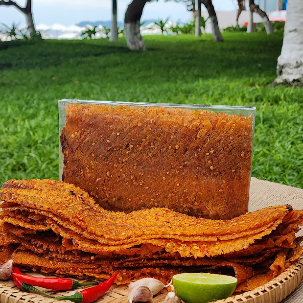 ️ Đặc Sản Nha Trang-Mực Tẩm Gia Vị Cán Mỏng, Cay, Dai, Đậm Đà, Thơm Ngon, Seavy Gói 100g ️