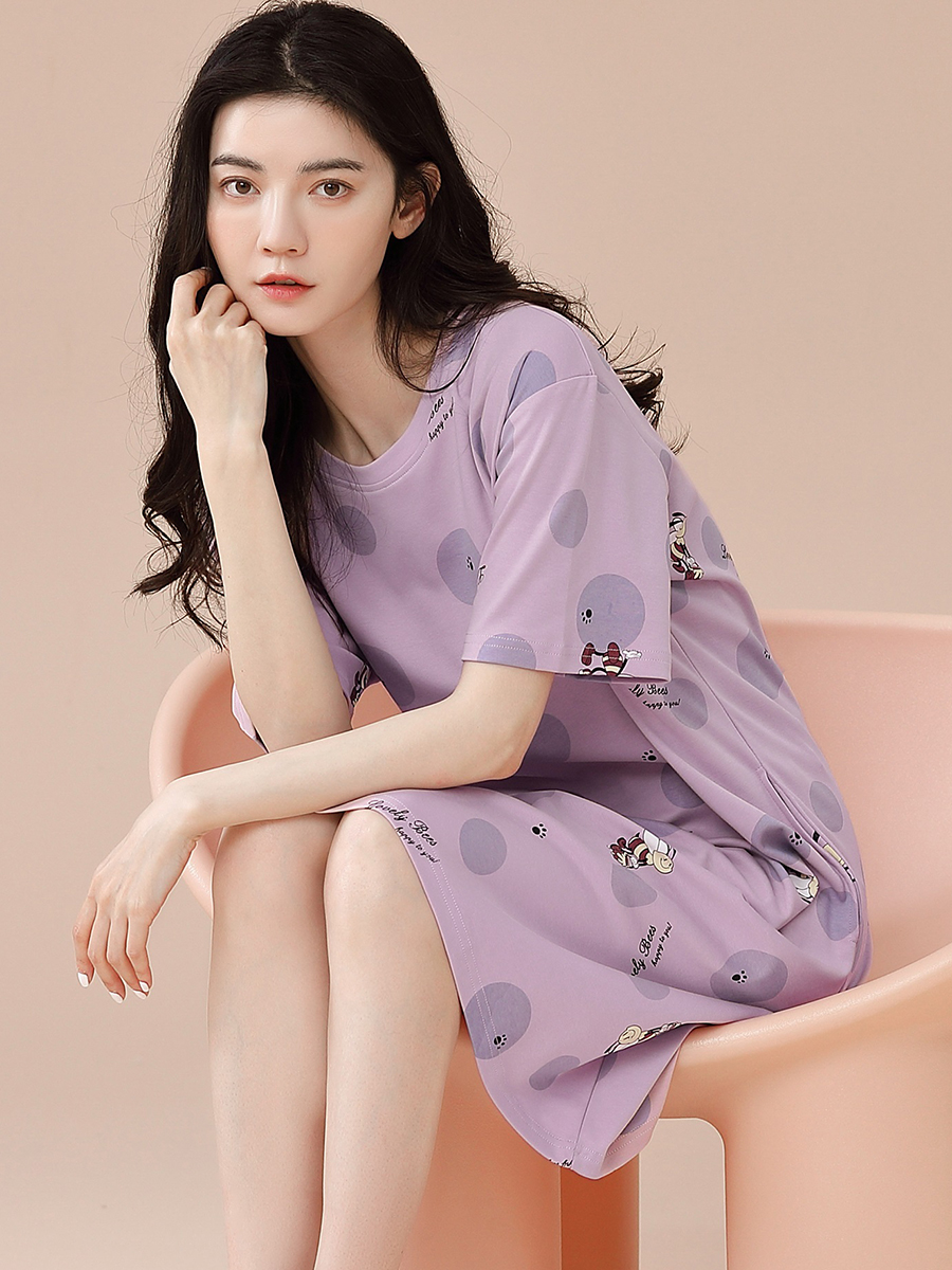 Váy mặc nhà cotton 8819