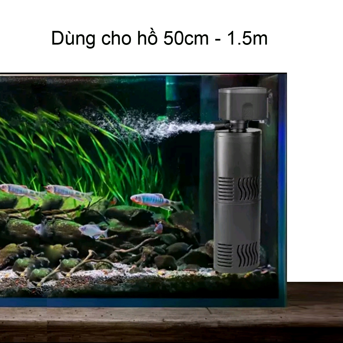 Máy Lọc Trong Nước Bể Cá 50 - 140cm Cao Cấp, Siêu Bền, Tiết Kiệm Điện RX-2002F, RX-2003F, RX-2004F
