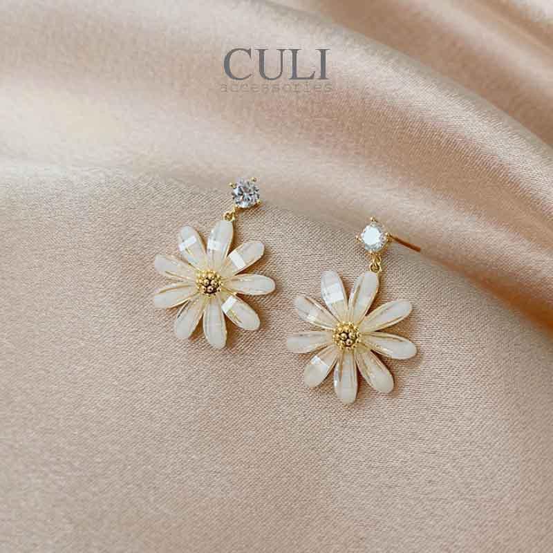 Khuyên tai hình hoa cúc xinh xắn HT663 - Culi accessories