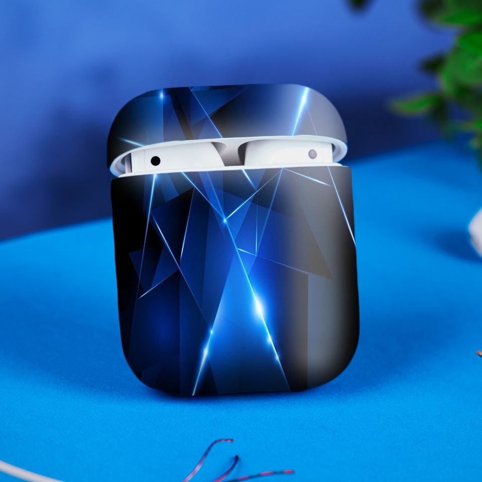 Miếng dán skin chống bẩn cho tai nghe AirPods in hình thiết kế - atk371 (bản không dây 1 và 2