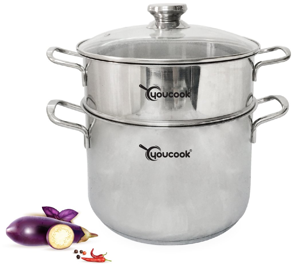 Bộ Nồi Xững Inox 3 Đáy Cao Cấp You Cook YCST24-3L