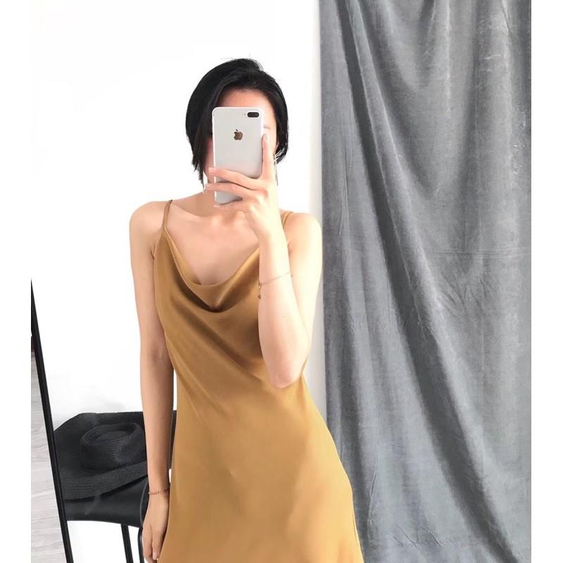 Váy dây lụa zill
