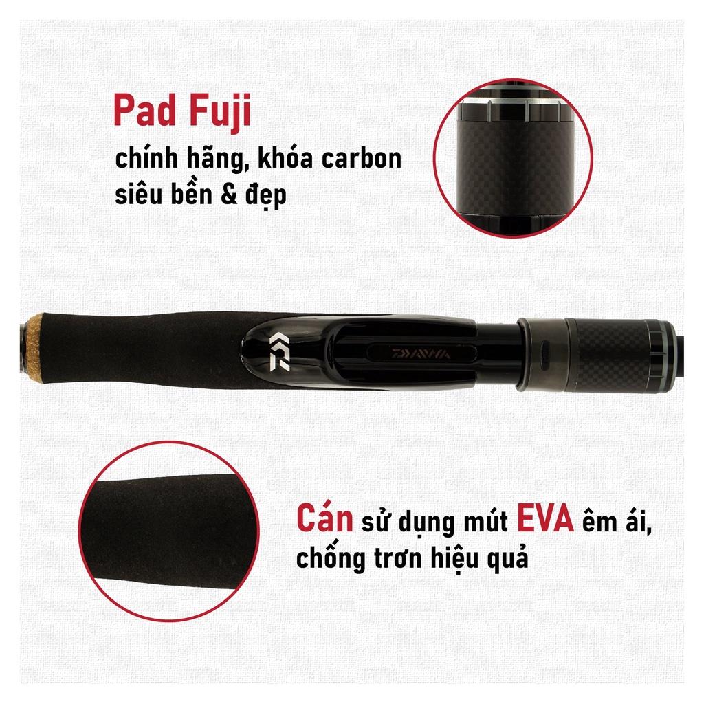 CẦN CÂU MÁY ĐỨNG DAIWA TATULA 4 KHÚC DU LỊCH GỌN NHẸ