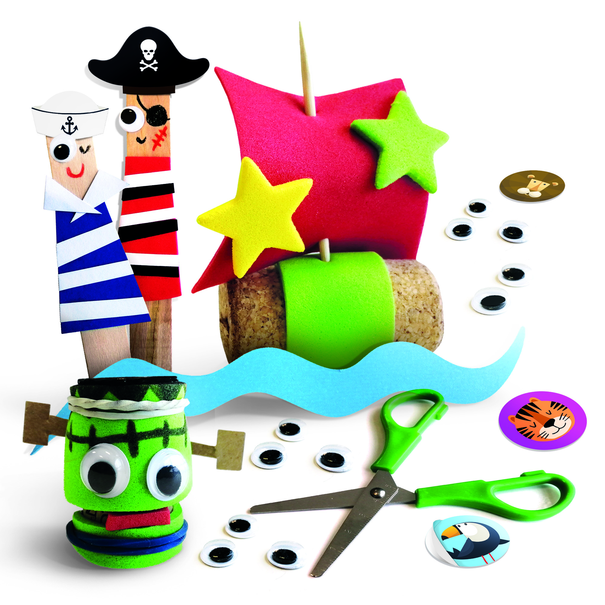 ECO ART & CRAFT - Bộ thủ công giúp trẻ sáng tạo nghệ thuật và phát triển trí thông minh thể chất và khéo léo cho trẻ từ 4 – 8 tuổi