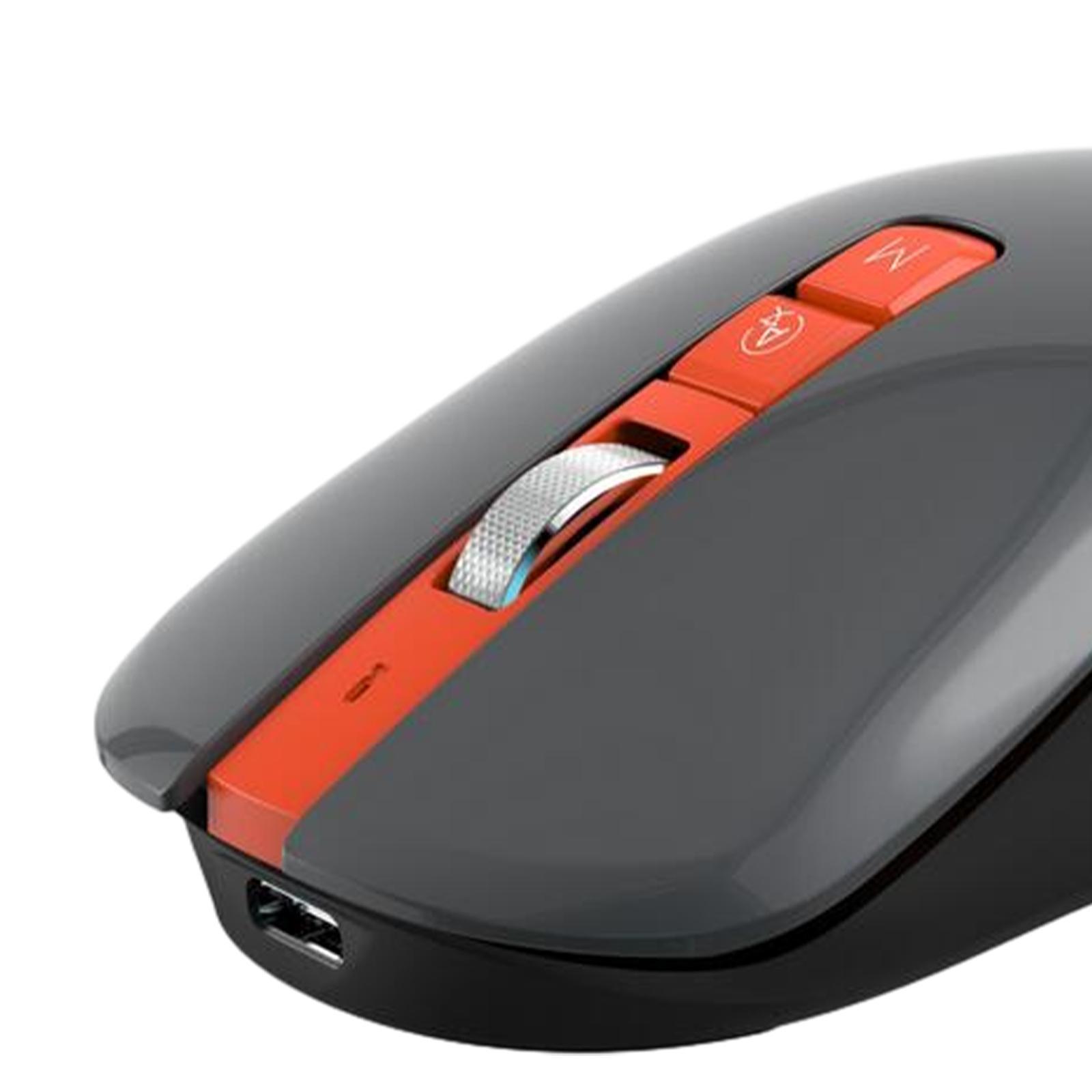 Cordless Mice ,Silent Mice Multi Language Auto Translate, Adjustable DPI Levels Dual Mode Mice Ergonomic Mice for PC Notebook Desktop Laptop