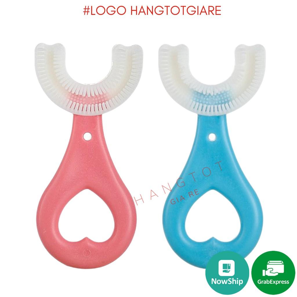 Bàn Chải Đánh Răng Chữ U Thông Minh Chất Liệu Silicon Cho Bé Từ 2 - 6 Tuổi