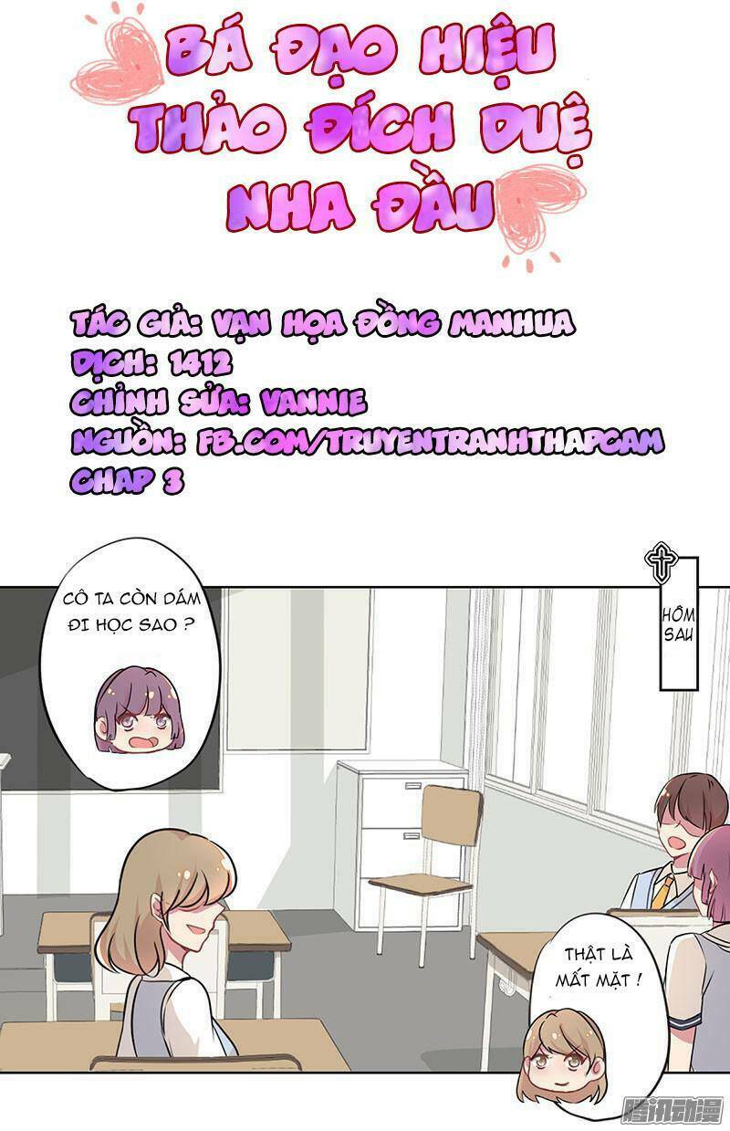 bá đạo hiệu thảo đích duệ nha đầu chapter 3 1