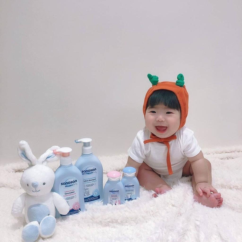 Combo Sữa tắm gội Sanosan chiết xuất Olive hữu cơ dung tích