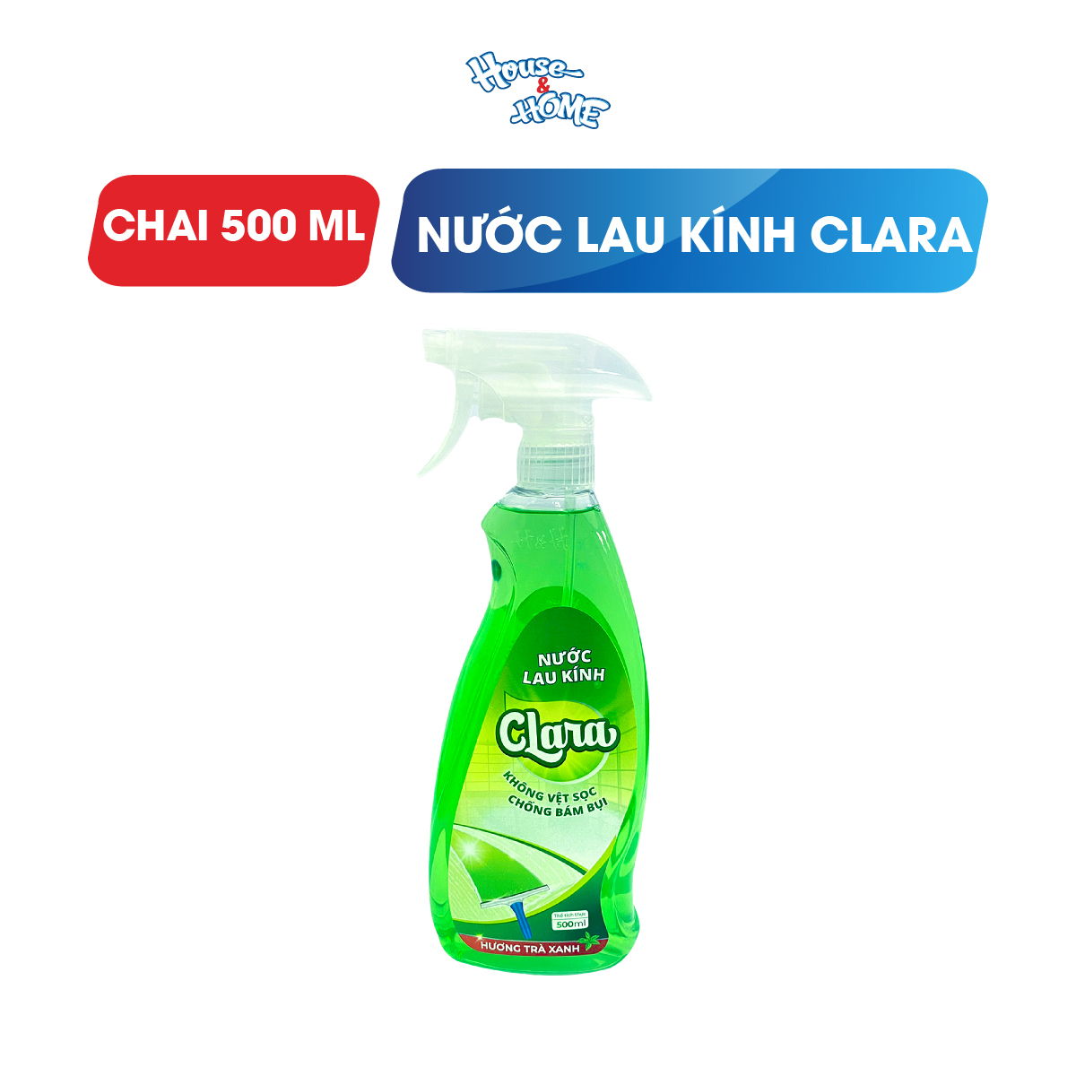 Nước lau kính Clara chai 500ml