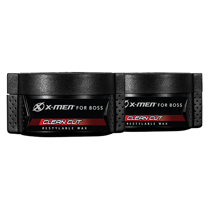 Combo 2 Sáp vuốt tóc X-men for Boss Wax Clean Cut 70g