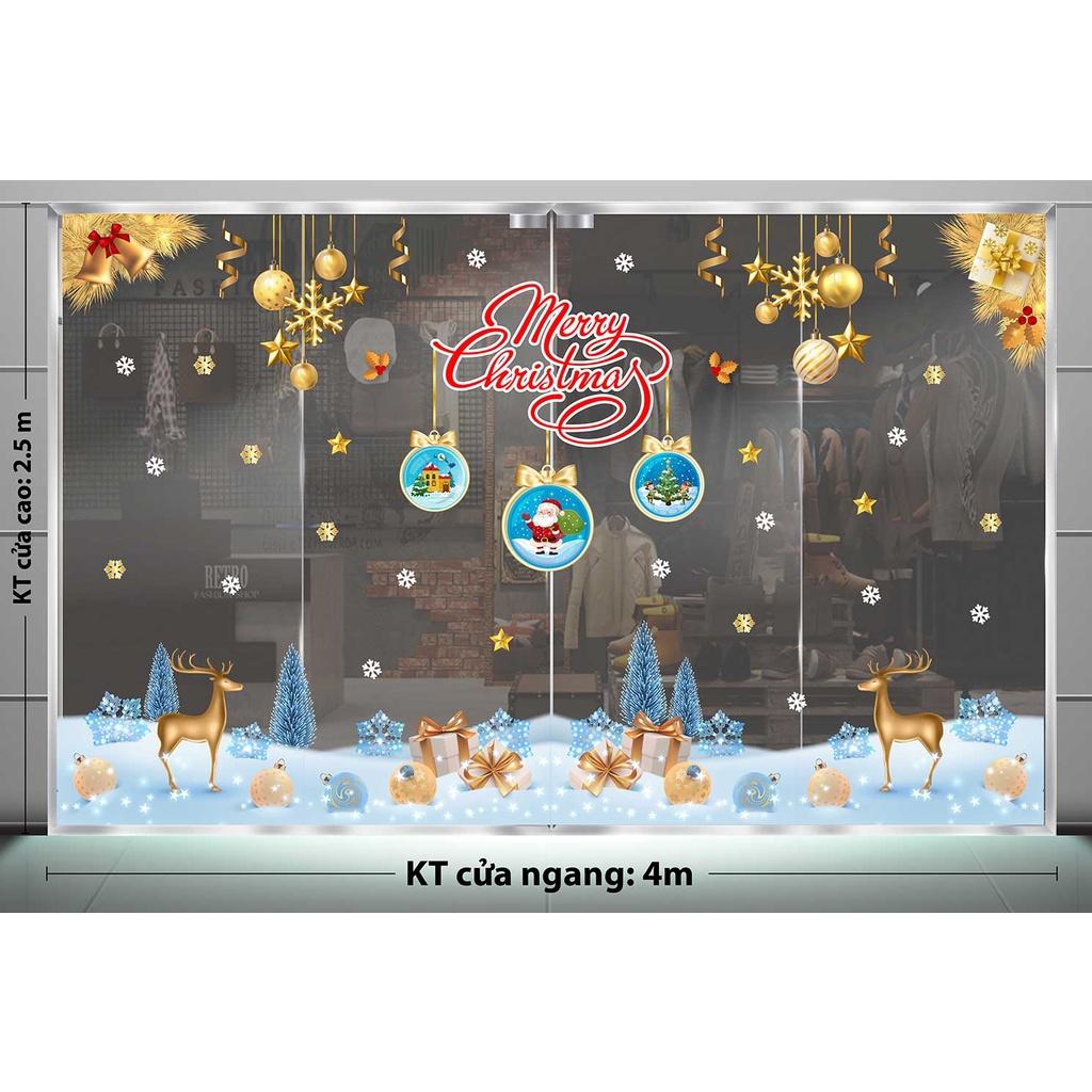 DECAL TRANG TRÍ GIÁNG SINH 2023 COMBO SỐ 48