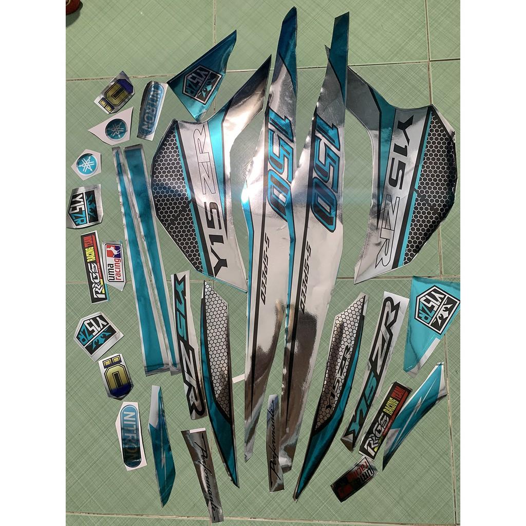 Tem exciter 150 Y15ZR xanh ngọc