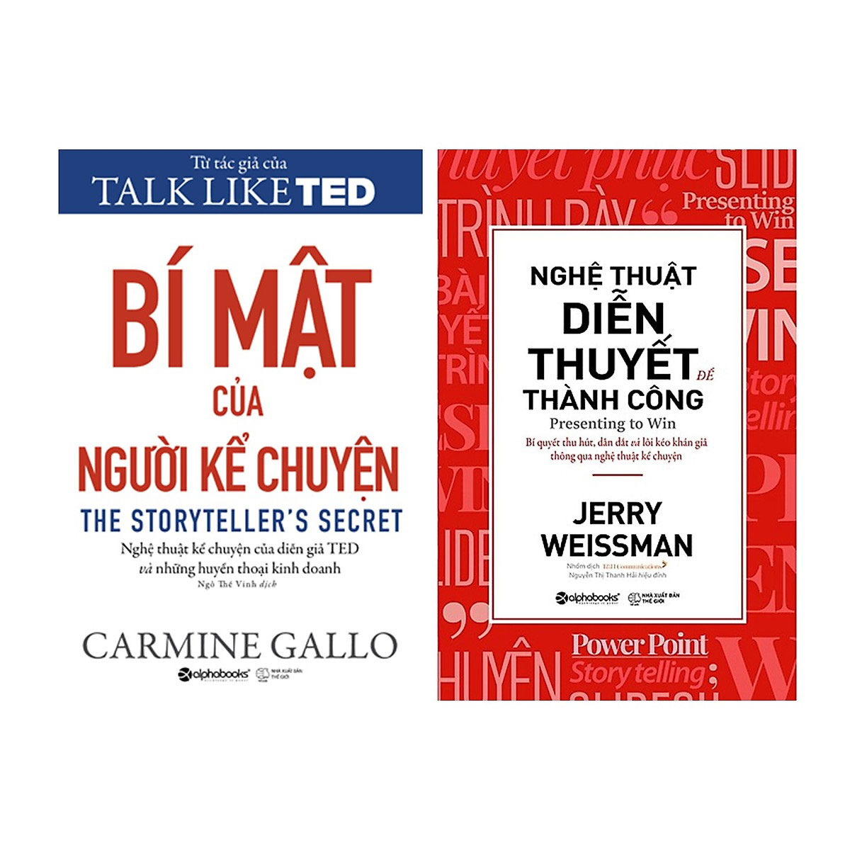 COMBO BÍ MẬT CỦA NGƯỜI KỂ CHUYỆN + NGHỆ THUẬT DIỄN THUYẾT ĐỂ THÀNH CÔNG (BỘ 2 CUỐN)