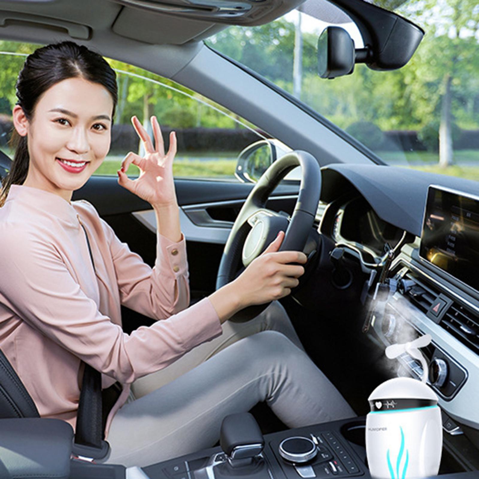 Portable Humidifier USB Powered Mini Robot Desktop Sprayer for Home Office Travel Car Air Moisturizing with LED Night Light