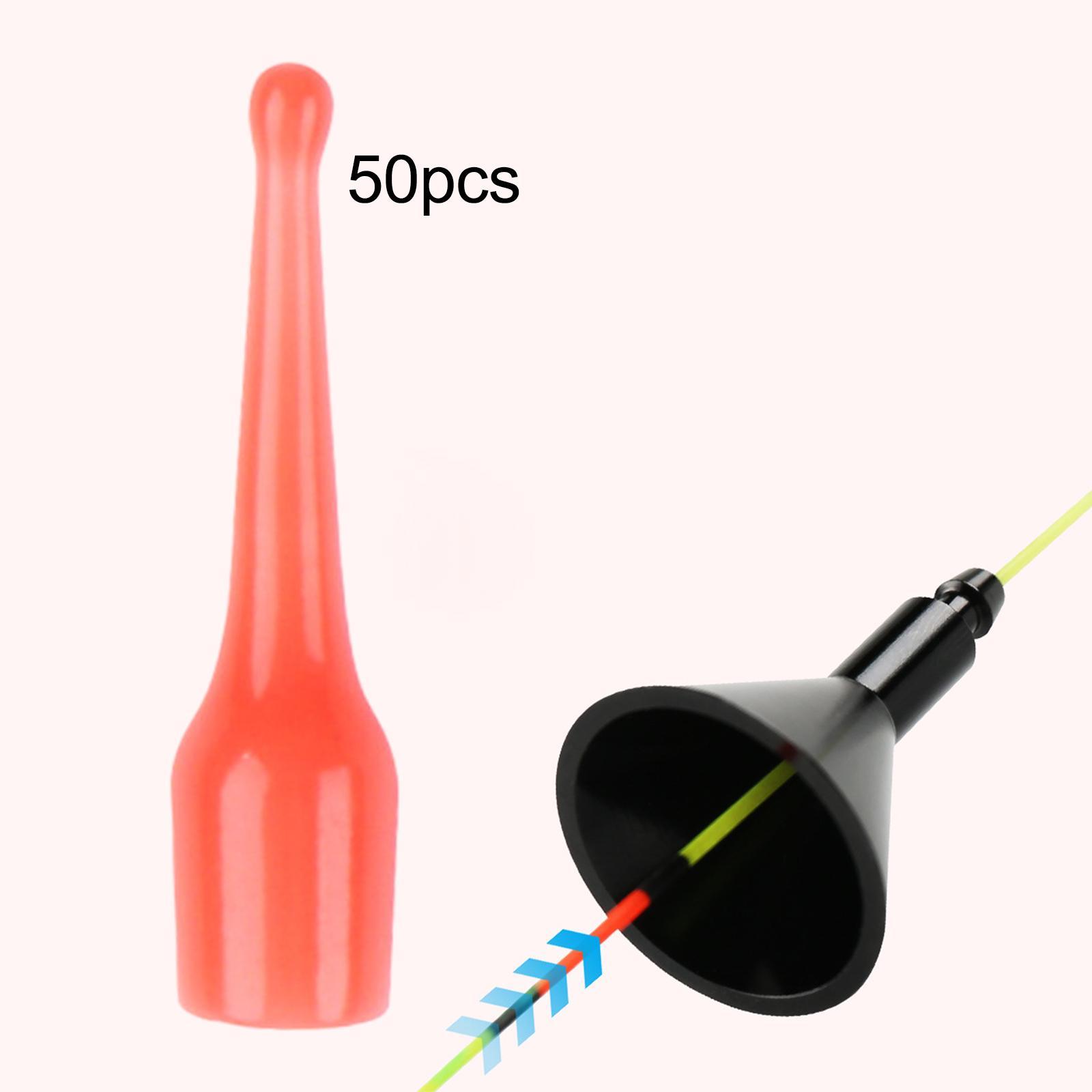 50x Luminous Fishing Float Accessories Connector Rubber Making Material Tool