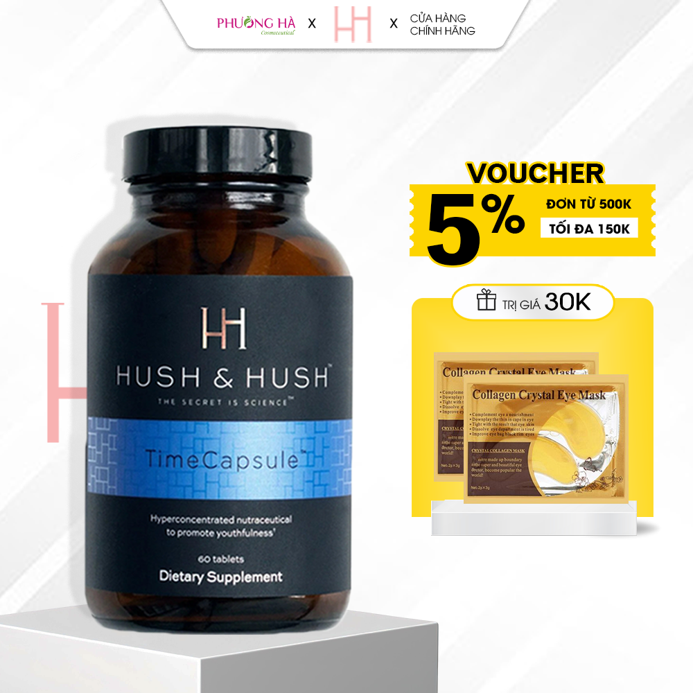 Viên Uống Ngăn Ngừa Lão Hóa Hush & Hush Time Capsule 60 viên