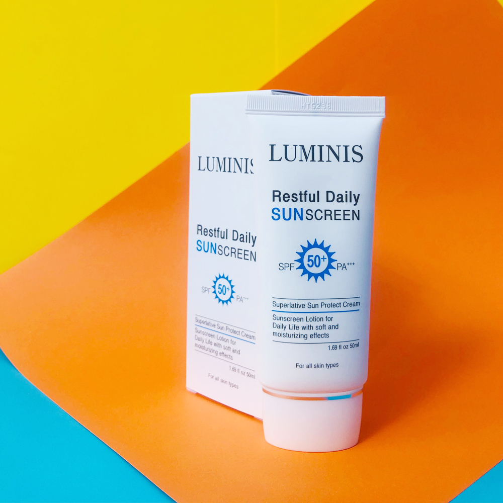 Kem Chống Nắng, Dưỡng Ẩm, Lâu Trôi LUMINIS Restful Daily Suncream 50grs.