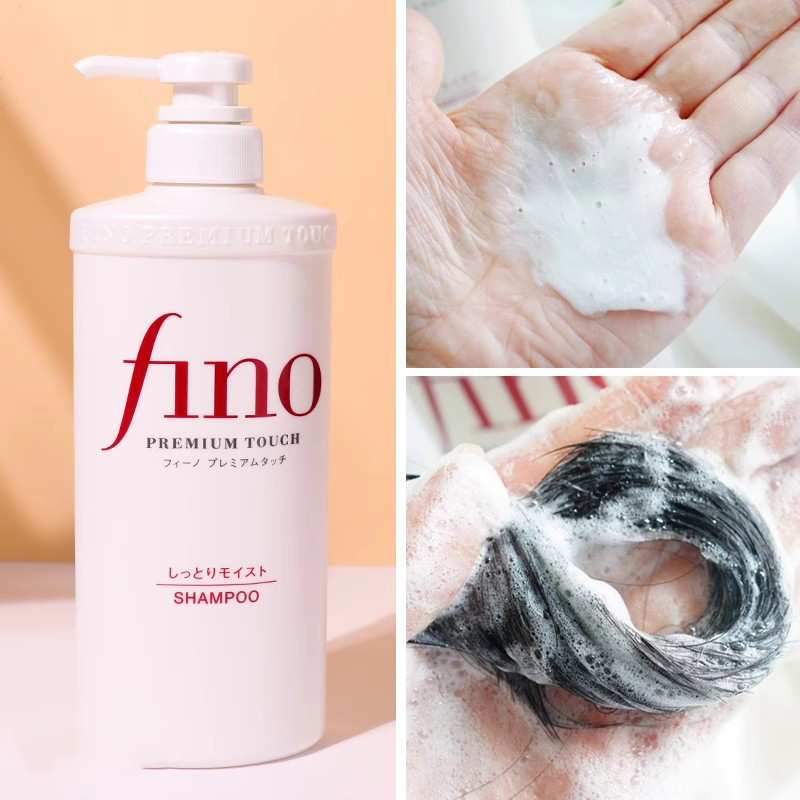 Bộ đôi gội xả Phục hồi hư tổn tóc Fino Shampoo - Conditioner Nhật Bản 550ml