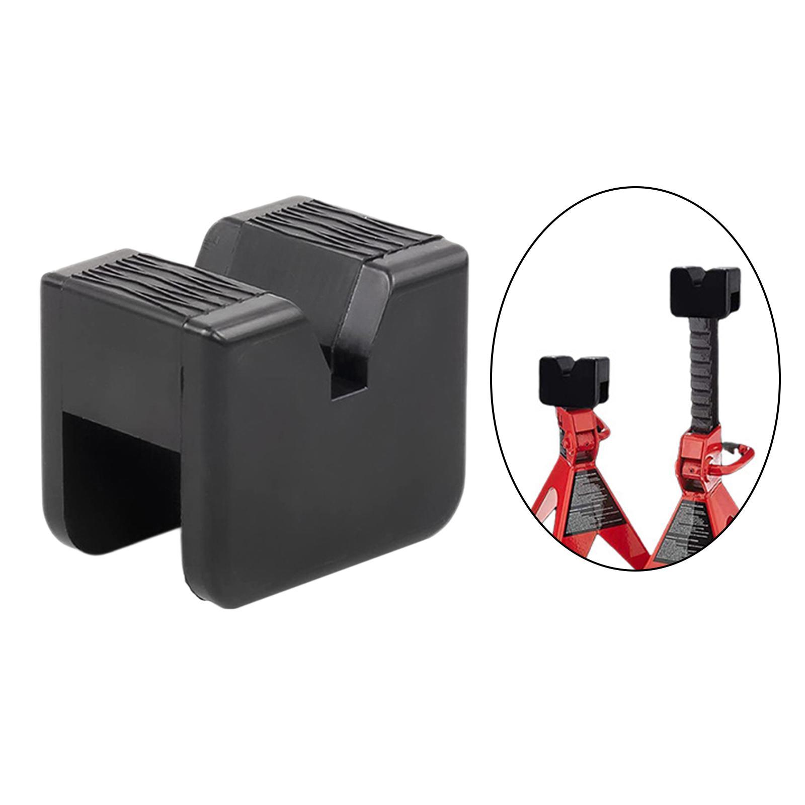 Car Lift Jack Rubber Pad 3 Ton Frame Rail Protector, Square Slotted, Pinch Weld Side Jack Adapter Stands, Car Lifting Tool