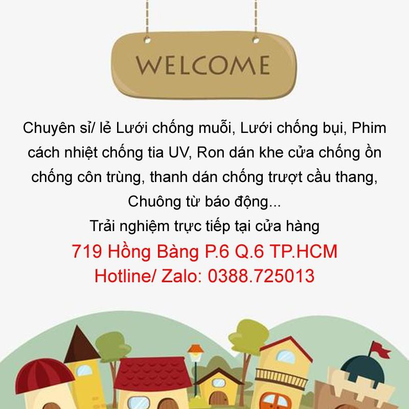 Nẹp xốp khe cửa ron sợi kép có keo cách âm chống tiếng ồn chống bụi chống hơi lạnh thất thoát Phụ kiện nhà cửa cao cấp,