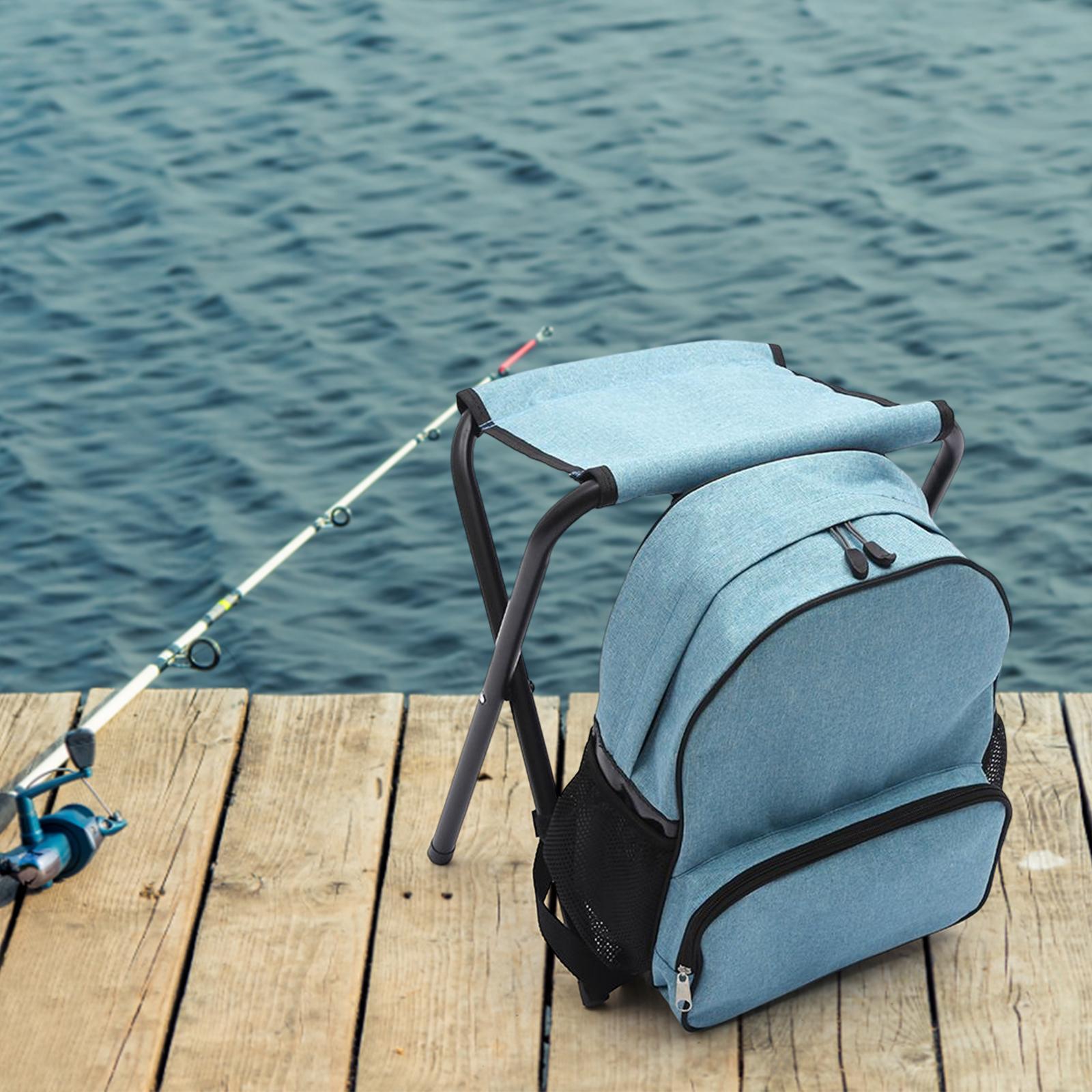 Fishing Seat Chair Portable Folding Stool with Bag for Fishing Hiking