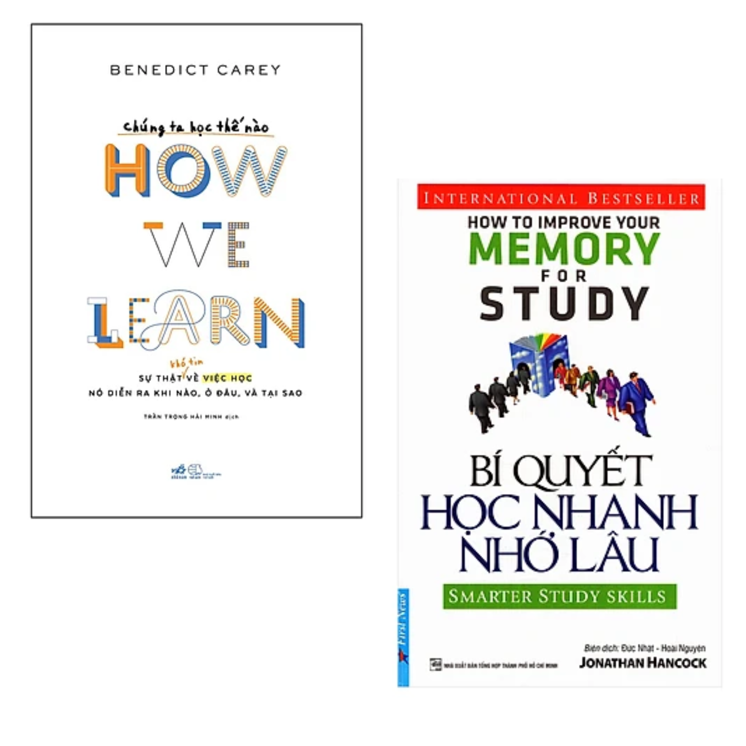 Combo 2 cuốn sách Giáo Dục :   Bí Quyết Học Nhanh Nhớ Lâu (Tái Bản)  + Chúng Ta Học Thế Nào - How We Learn